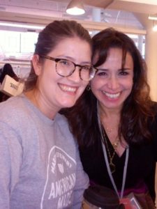 Tina Weber, I met her the last season of the Martha Show, she was the assistant Producer to Lenor Welby, Senior Producer of Crafts on tv. Now anywhere Martha is, so is Tina with some kind of camera always behind her, doing videos and all kinds of amazing social media.